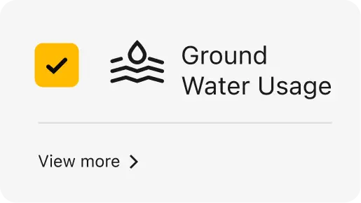 Ground Water Usage